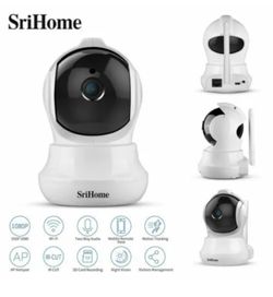 SriHome SH020 Home Indoor Security Camera CCTV 1296P FHD Video Wireless Smart