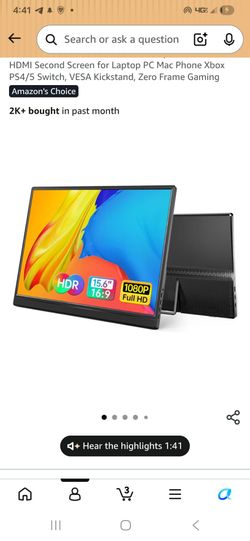 Portable monitor