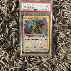 PSA 9 Rayquaza Color Blast Vivid Voltage 