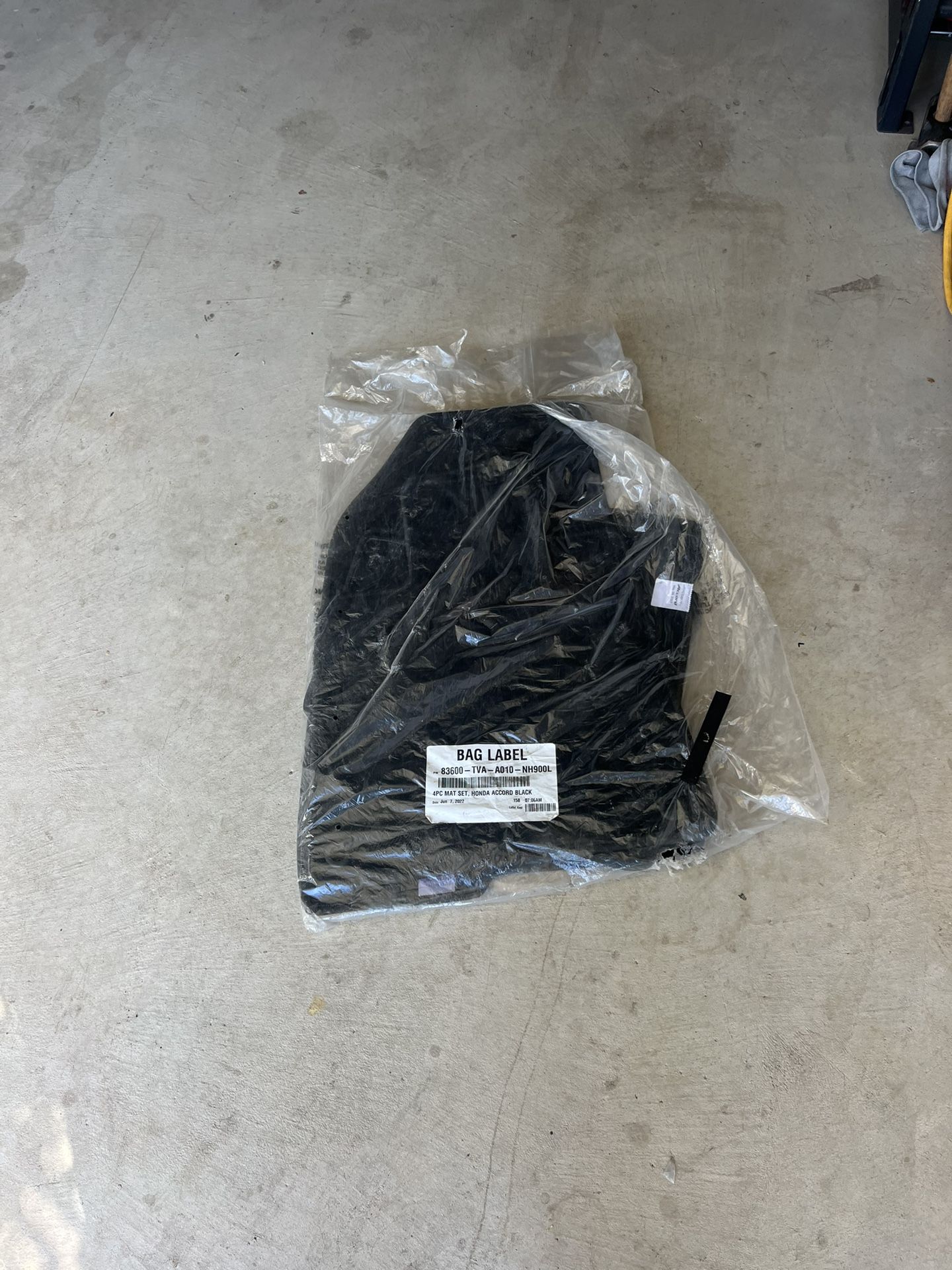 4 pc Mat Set , Honda Accord Black 2022 Brand new.