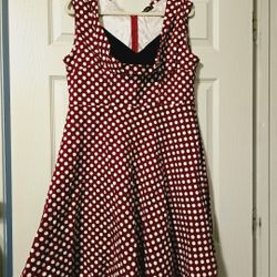 Miusol Retro Polka Dot Dress
