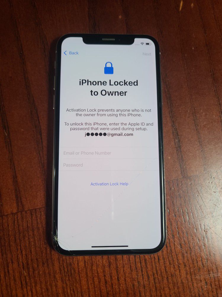 iphone x locked
