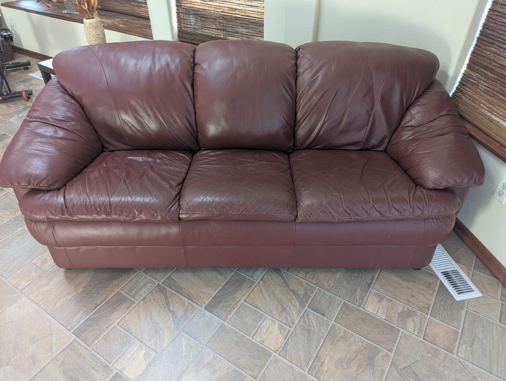 Leather Couch & Loveseat