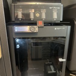 Bambu Lab P1S with 2 AMS and many accessories