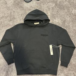 small Black Essential Hoodie 