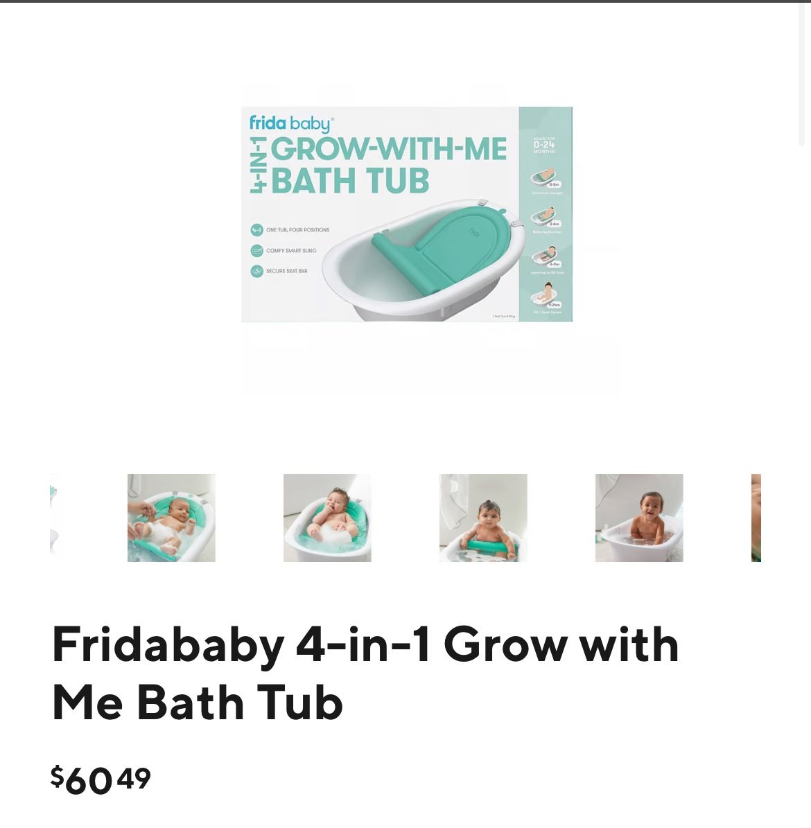 Frida Baby 4-IN-1 Grow With Me Bathtub