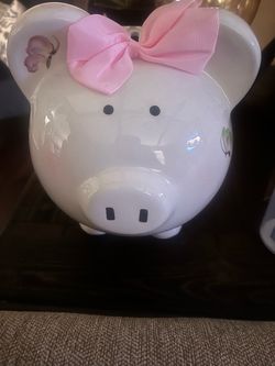 Butterfly ceramic piggy bank