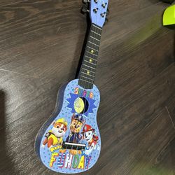 Paw Patrol Kids Toy Ukulele Guitar 4 String for Toddlers Party Guitar Ukulele Play Musical Instrument Mini Children Guitar Beginner for Kids 