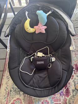 Electric Baby Swing for Infants with Bluetooth Music, 5 Sway Speed, Remote Control