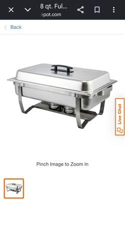 Stainless steel chafer - Food warmer