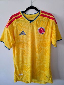 Colombia National Team adidas 2026 Home On Field Authentic Jersey Yellow XL slim fit