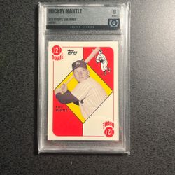 Mickey Mantle 2007 Topps Baseball Card- Graded 9