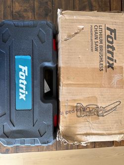 Fotrix Lithium Brushless Cordless Chainsaw with Case