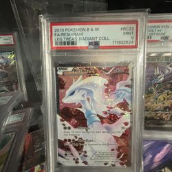 Reshiram Legendary Treasures Psa 9