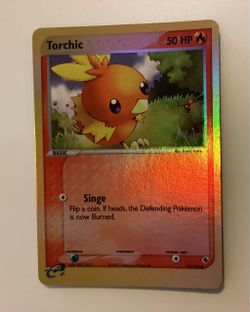 Torchic Reverse Holo Pokémon Card 74/109