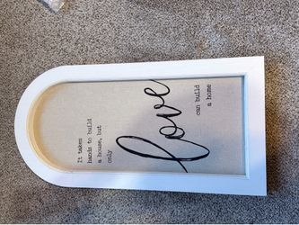 Wooden sign