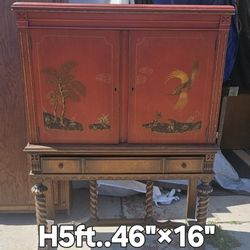 Antique Chinoiserie Cabinet