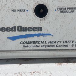 Speed queen, commercial gas dryer