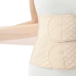 Allaugh Postpartum Belly Band for Women: Abdominal Binder Post Surgery C Section Waist Trainer, Soft Fabric Abdominal Wrap for All Day, Comfort Non-It