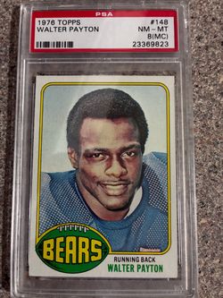 1976 Topps Walter Payton #148 PSA 8 (MC)