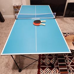 6 Foot Pop Up Ping Pong Table