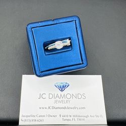 14k Yellow Ring Engagement Diamonds 