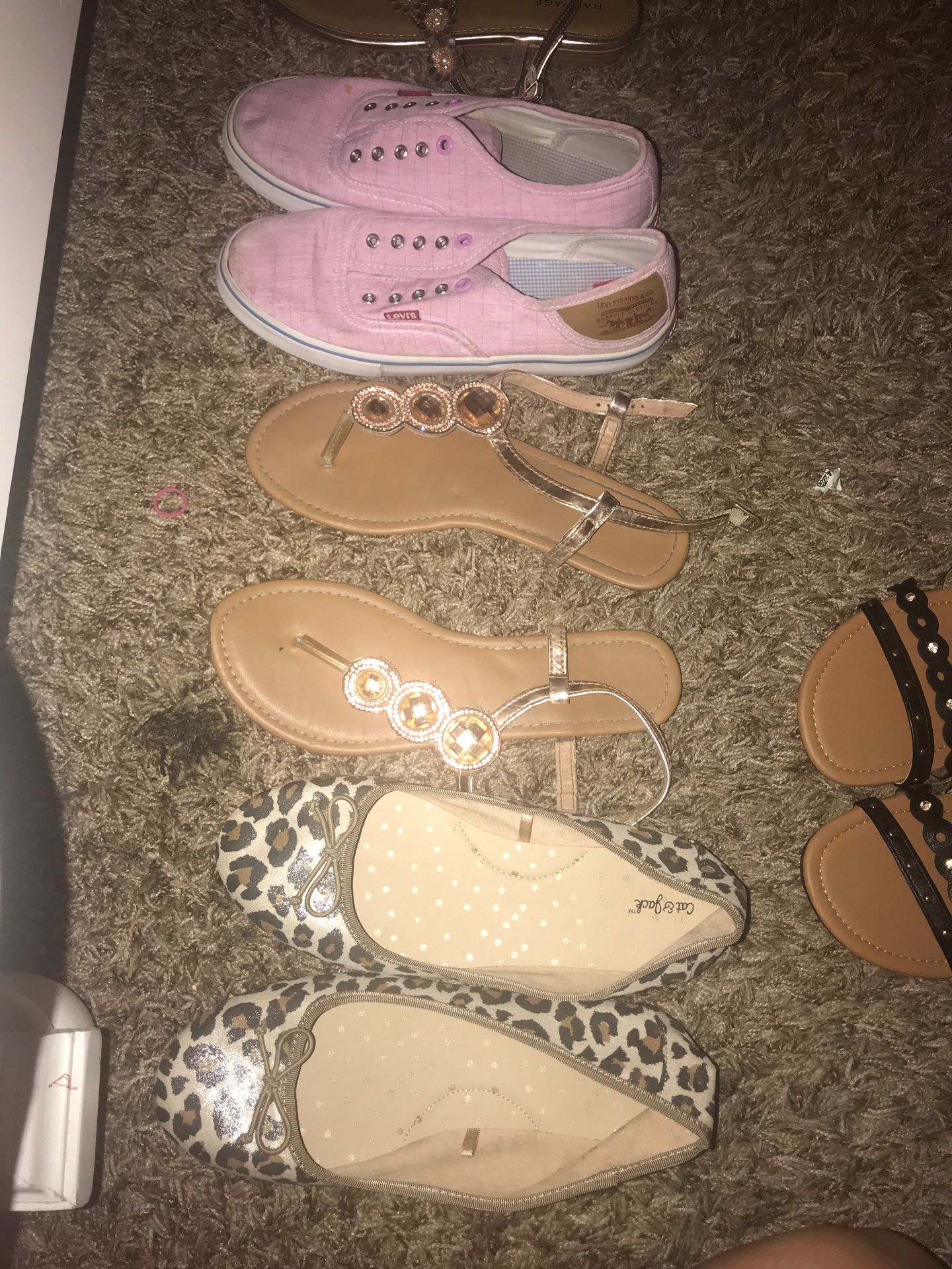 Size 5 girl shoes sandals boots