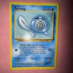 Poliwag #59 Pokemon Base Set