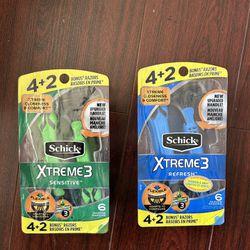 Schick Xtreme3 Razors 2 Boxes Of 6 Razors 12 Total