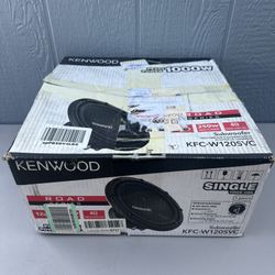 Kenwood - Road Series 12" Single-Voice-Coil 4-Ohm Subwoofer - Black(KFC-W120SVC)