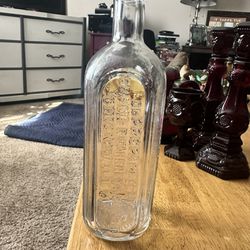 Antique Embossed Bottle