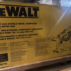 Dewalt 15 Amp Corded 12 in. Double Bevel Sliding Compound Miter Saw With Stand