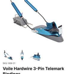 Voile Hardwire 3 Pin Telemark Cross Country Ski Bindings