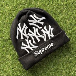 Supreme NY Yankee Beanie 