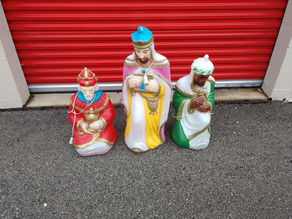 Empire 3 Wise Men Christmas Blow Molds Nativity for Sale in Des Plaines