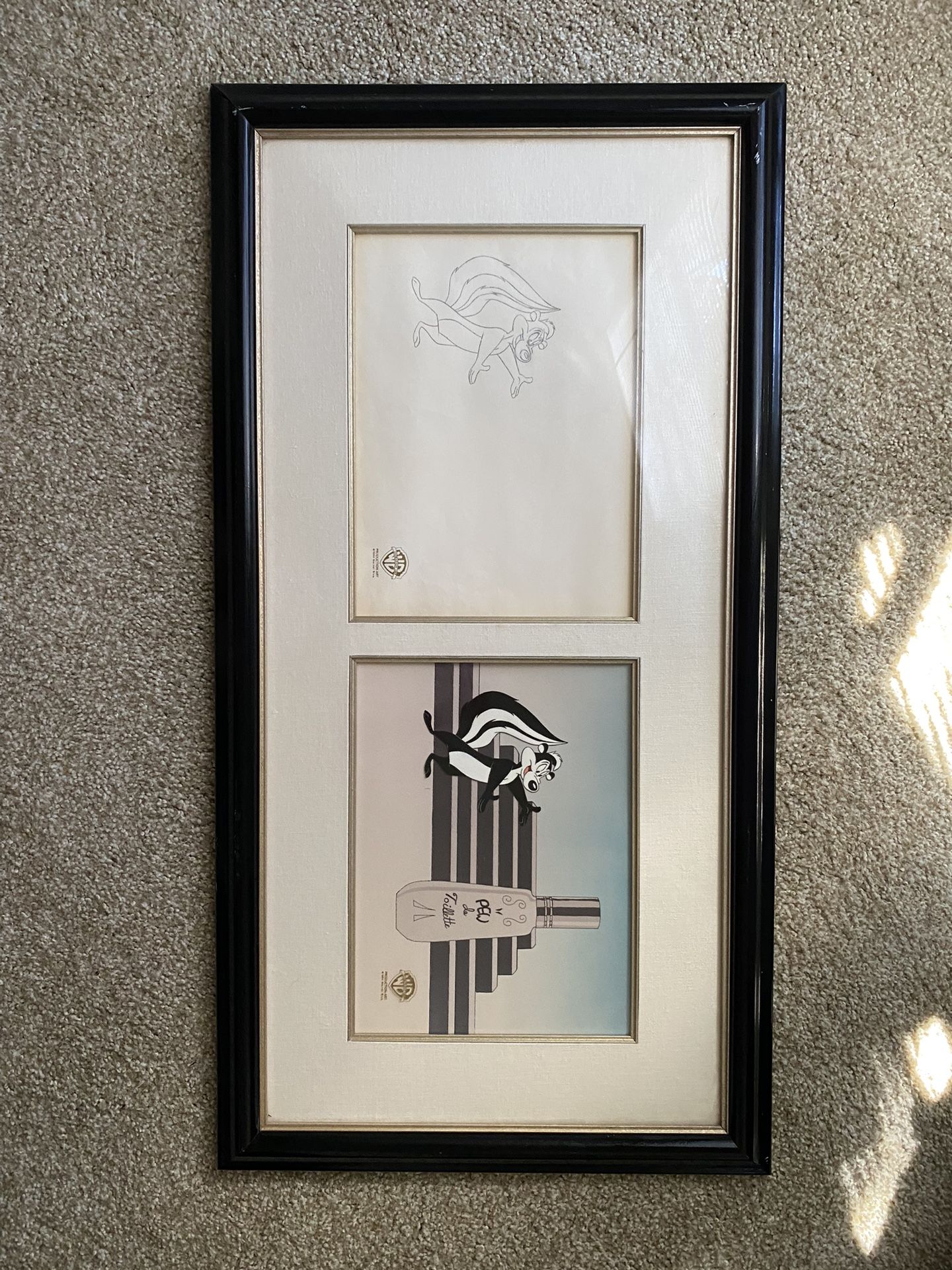 ORIGINAL PEPE LE PEW WARNER BROS CEL