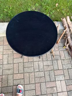 Black outdoor table measurements on the pictures Black outdoor table measurements on the pictures