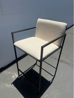 Barstool chairs black and beige
