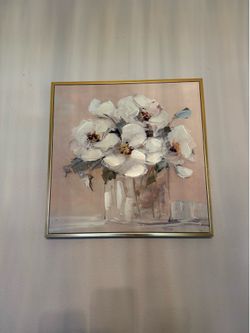 🌸 Framed Floral Canvas Wall Art