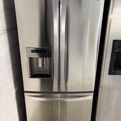 Kenmore Stainless Steel Refrigerator And Freezer
