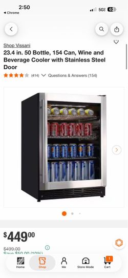 Vissani 23.4 in. Wine and Beverage Cooler