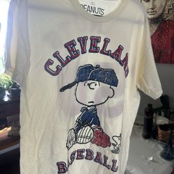 Peanuts Cleveland Baseball T-Shirt