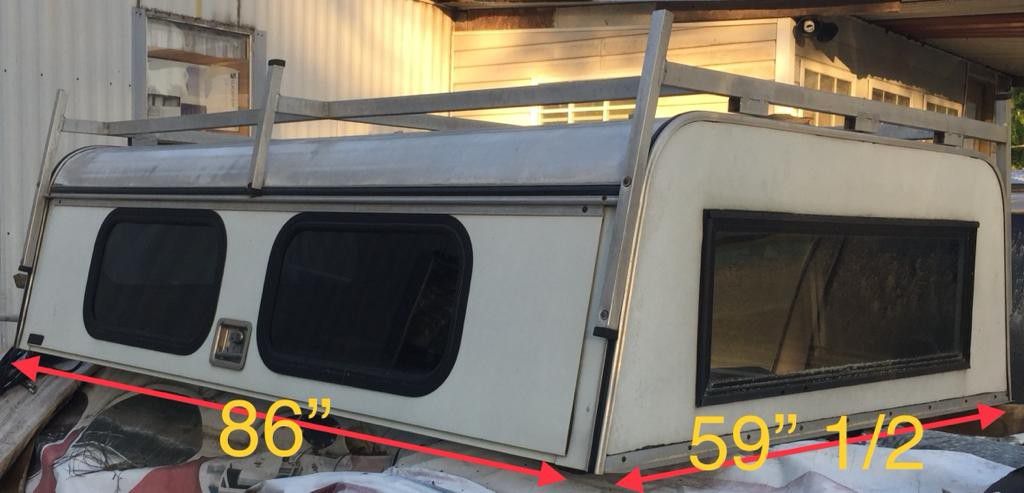 Camper Shell With Ladder Rack Still Available 