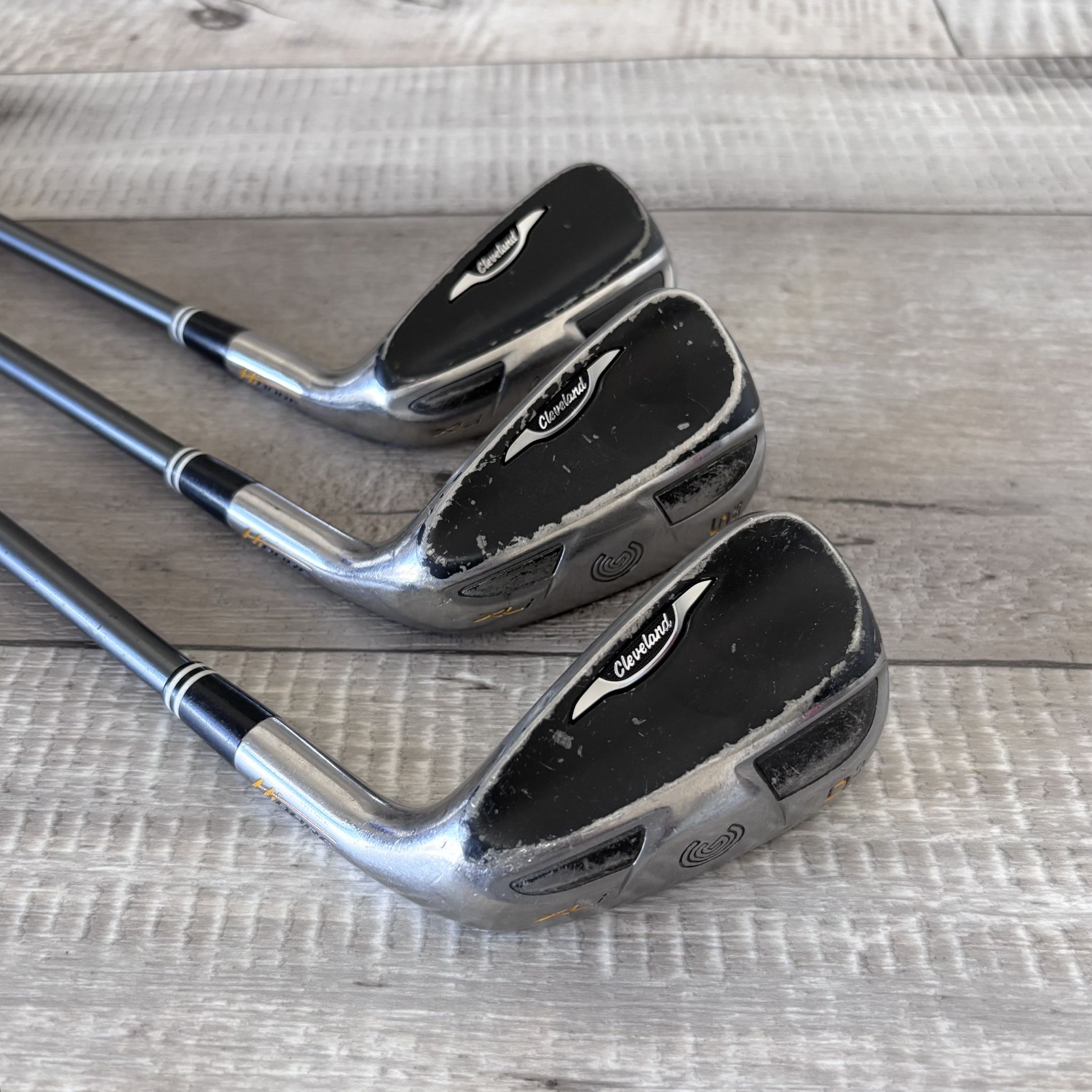 Cleveland HiBore XLi Hybrid Golf Clubs RH Right Handed Lot Of 3