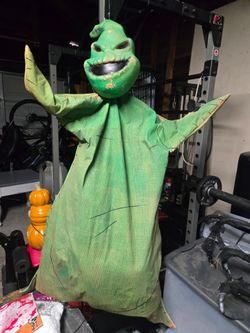 Hanging Oogie Boogie blacklight fluorescent