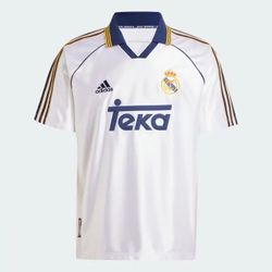 Adidas Authentic Real Madrid 1999/00 Home Soccer Jersey Reissue