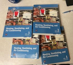 NCCER HVAC Trainee Guide Books Levels 1–4