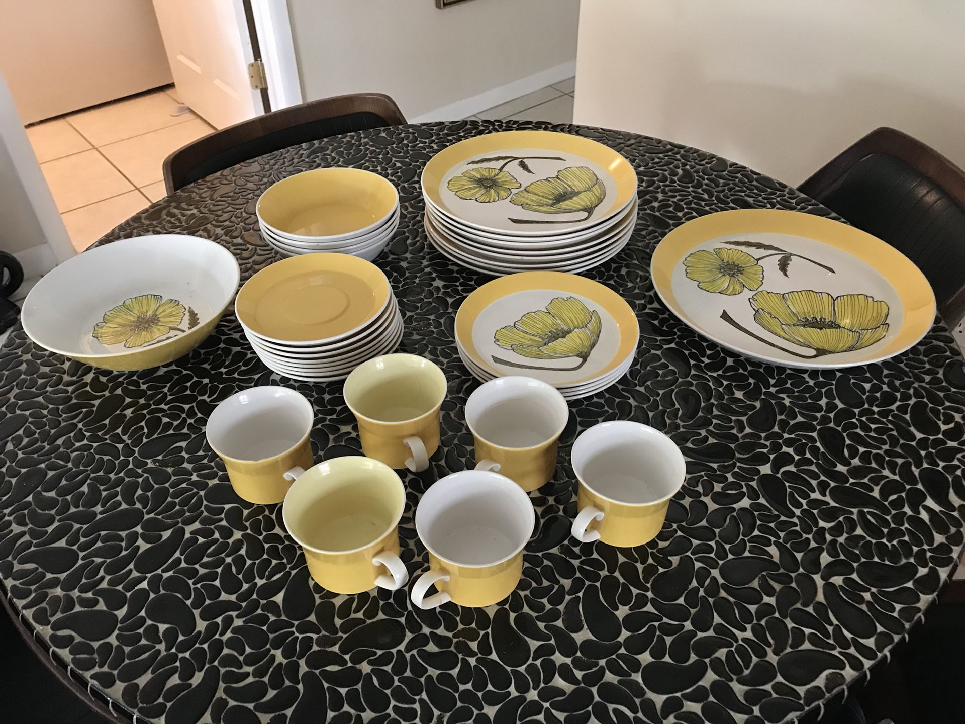 Mid Century Modern / Vintage Mikasa Duplex by Ben Seibel dish set