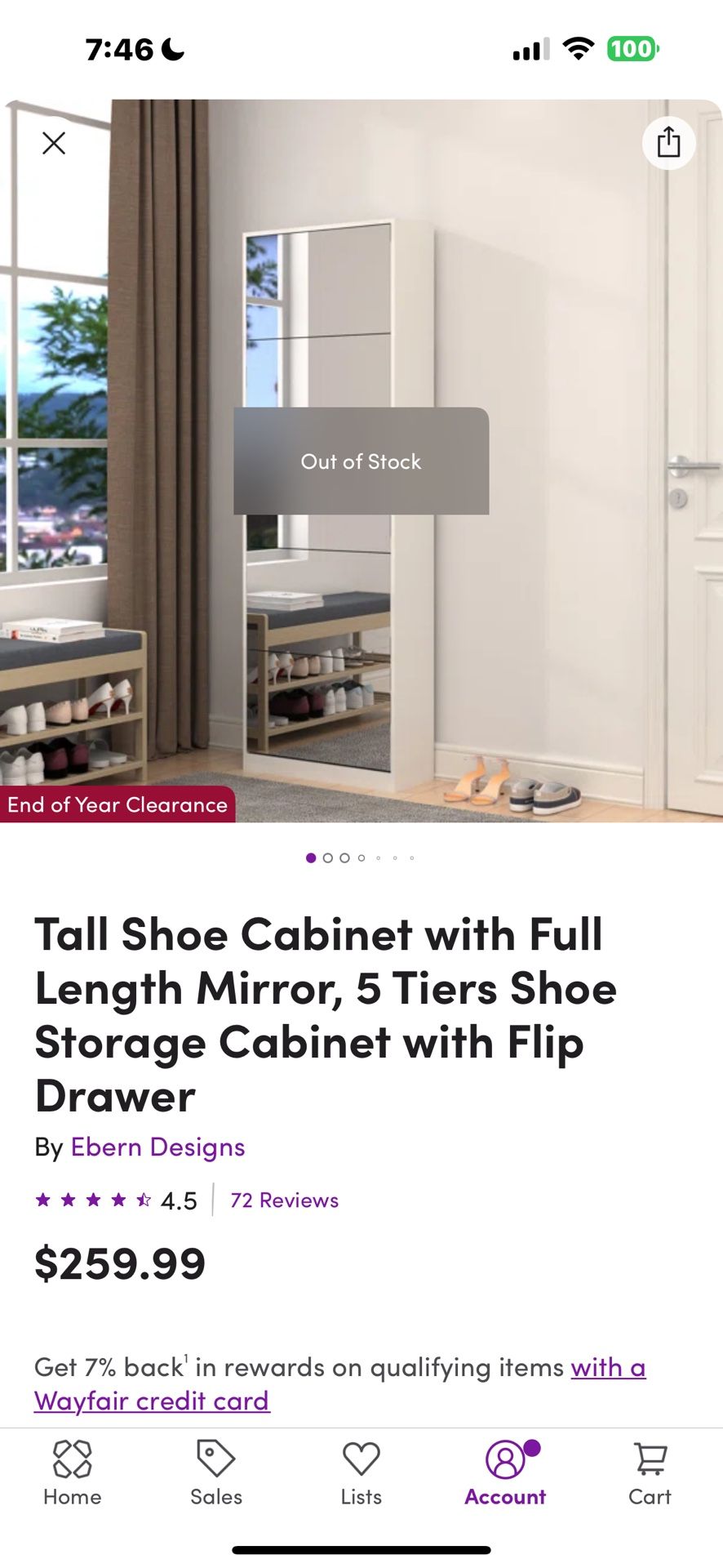 Show Cabinet With Mirror