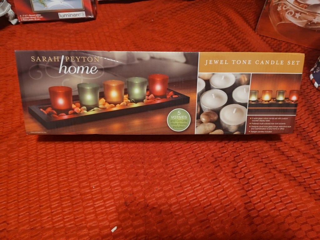 Sarah Payton 5 Votive Candle Set